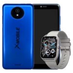 Smartphone X Mobile X55 5.5" DS 2/16GB Blue + Smartwatch G-Tide Q1 Gray
