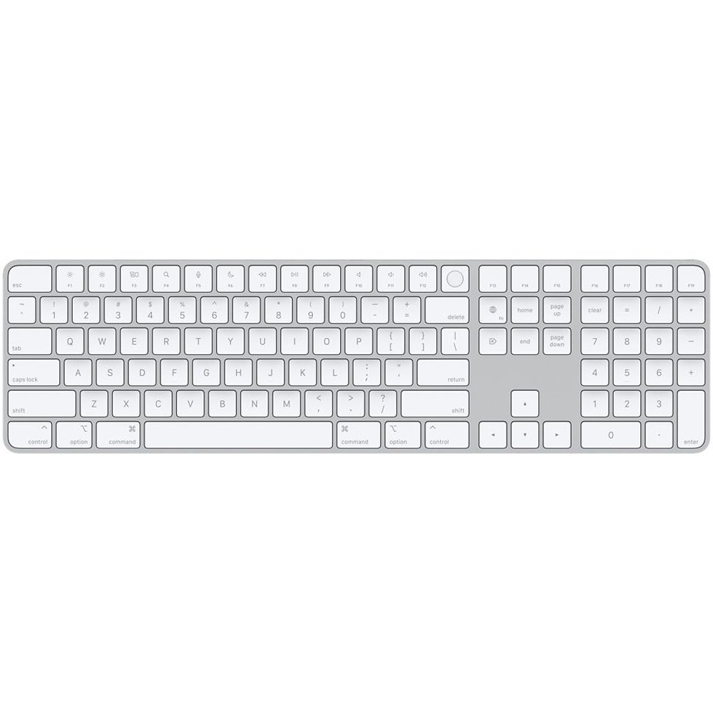 15364322194-mk2c3ll-1.jpg Apple Magic Keyboard MK2C3LE/A Touch ID USB-C (Español) - White - Imagem 1