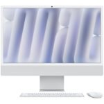 Apple iMac M4 24.4" 16GB RAM/512GB SSD MWUV3LL/A (2024) - Silver