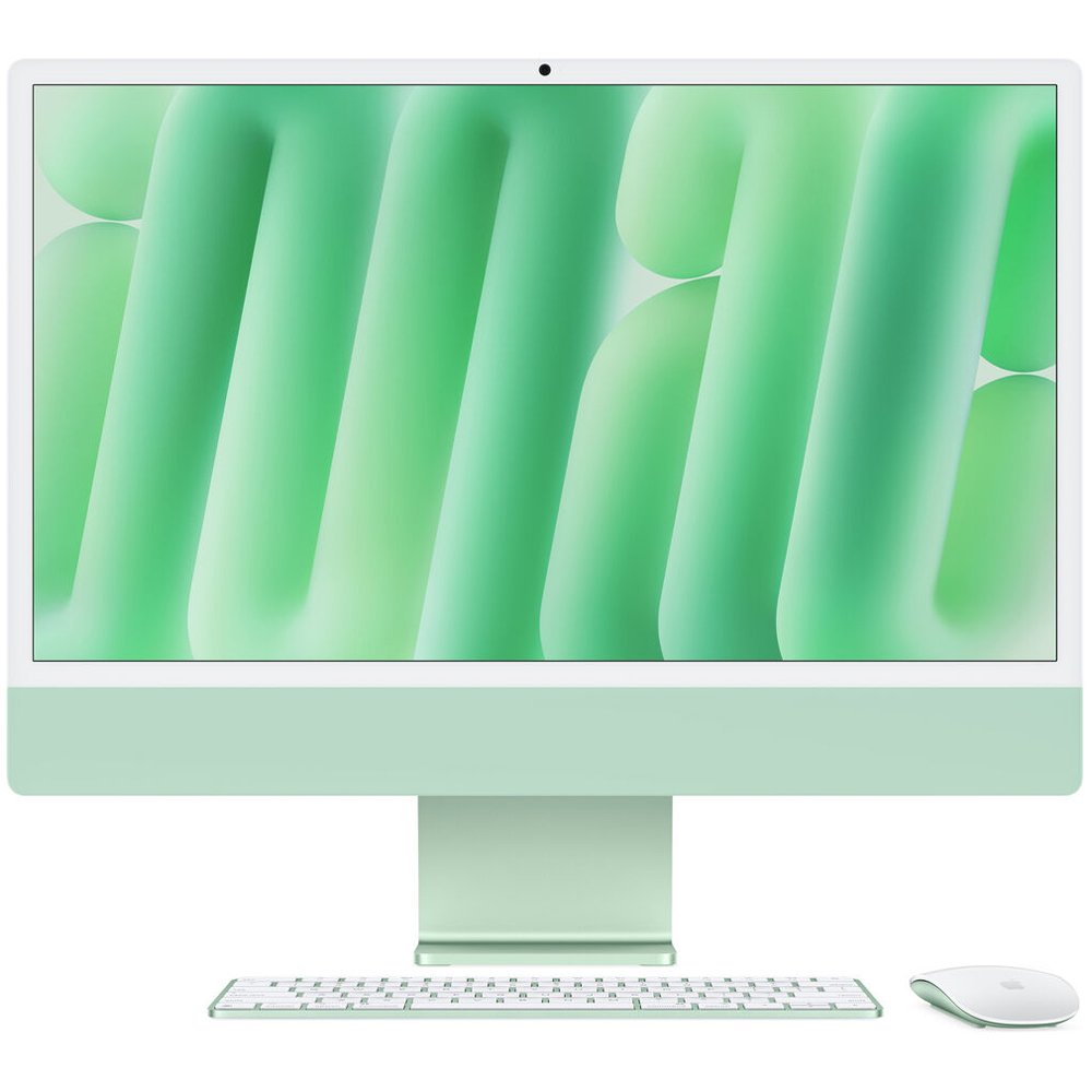 15374767484-imac-m4-2024-green-1.jpg Apple iMac M4 24.4" 24GB RAM/512GB SSD MD2Q4LL/A (2024) - Green - Imagem 1