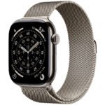 Apple Watch Series 11 46mm GPS + Celular MFD04LW/A Natural Titanium/Natural Milanese Loop M/L