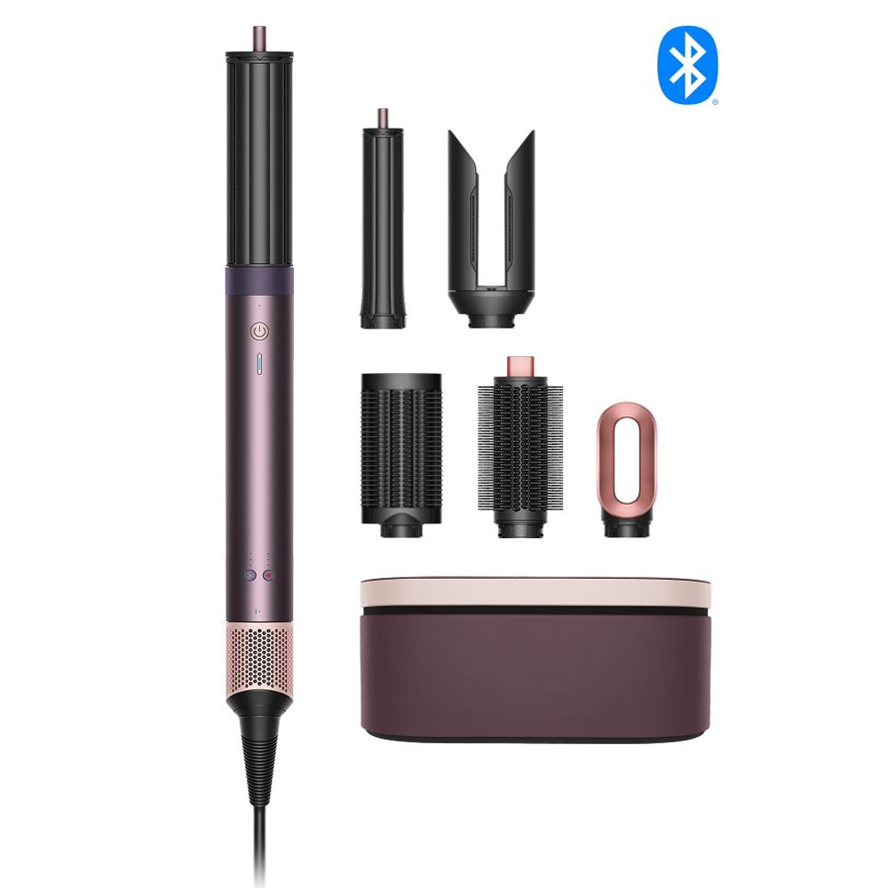 15423687986-hs09-airwrap-co-anda2x-jasper-plum-1.jpg Modelador de Cabelo Dyson Airwrap Co-anda2x Straight+Wavy HS09 1700W 220~240V/50-60Hz - Jasper Plum - Imagem 1