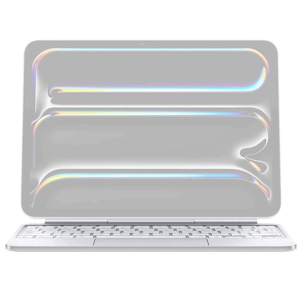 15319316064-mwr03ll.jpg Apple Magic Keyboard iPad Pro 11" M4 MWR03LL/A (Ingles) - White - Imagem 1
