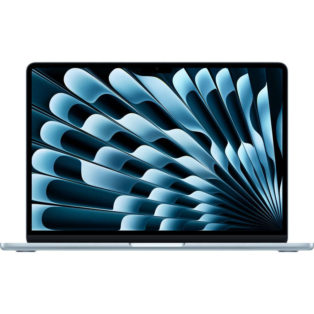 15335247287-macbook-air-2025-m4-13inch-sky-blue-1-1.jpg Apple MacBook Air 13.6" M5 16GB RAM/512GB SSD MDHH4LL/A (20256) - Sky Blue - Imagem 1