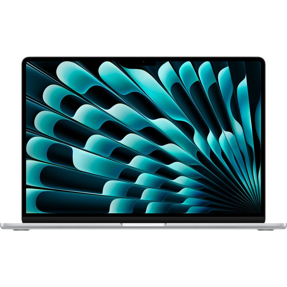 15336247450-macbook-air-2025-m4-15inch-silver-1-1.jpg Apple MacBook Air 15" M4 24GB RAM/512GB SSD MC6J4LL/A (2025) - Silver - Imagem 1