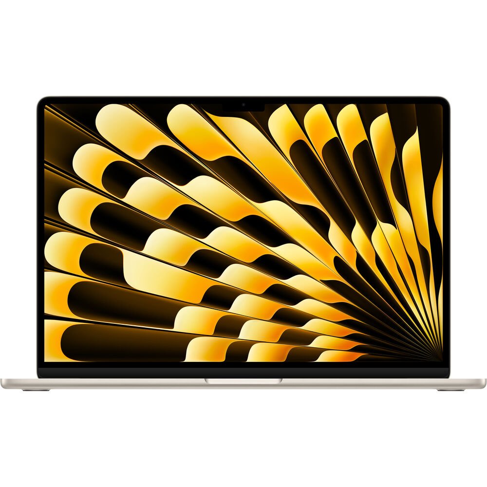 15342056265-macbook-air-2025-m4-15inch-starlight-1-1.jpg Apple MacBook Air 15" M5 16GB RAM/512GB SSD MDVD4LL/A (2026) - Starlight - Imagem 1