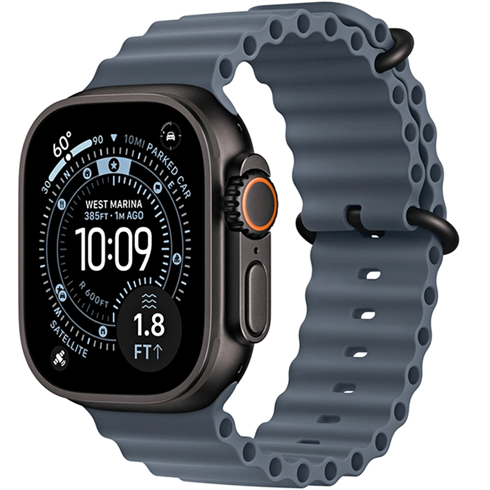 15448434151-ultra-3-black-titanium-blue-ocean-1.jpg Apple Watch Ultra 3 49 MM GPS + Celular MF254LW/A (2025) - Black Titanium/Blue Ocean - Imagem 1
