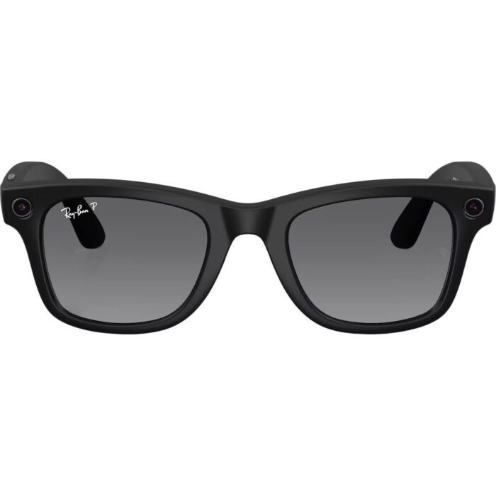 Óculos de Sol Smart Ray-Ban Meta Wayfarer (Gen 2) RW4012 Polarizado - Matte Black/Graphite (64495) - Imagem 2