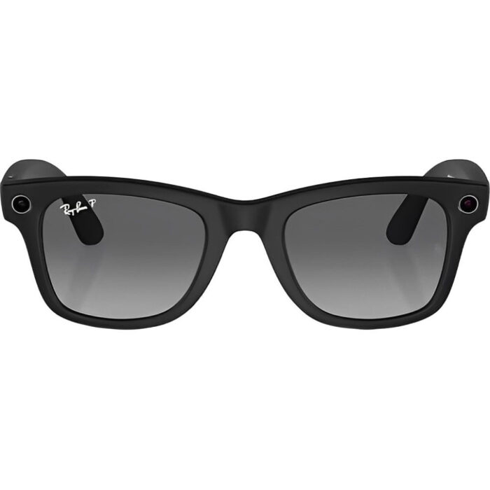 Oculos Ray Ban Meta Wayfarer RW4006 F-Matte Black L-Polarized Gradient Graphite (64498) - Imagem 2