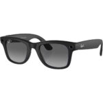 Oculos Ray Ban Meta Wayfarer RW4008 F-Matte Black L-Polarized Gradient Graphite (59287)