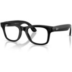 Oculos Ray Ban Meta Wayfarer GEN 1 RW4008 L-Shine Black/Clear (64505)