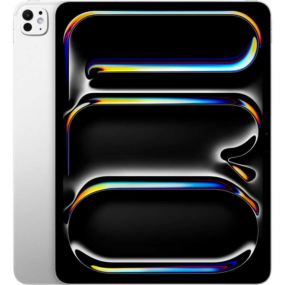 15324087040-ipad-pro-2024-13-pulgadas-5g-silver-1.jpg Apple iPad Pro 13" M5 Wi-Fi + Celular 5G 2TB ME8K4LL/A (2025) - Silver - Imagem 1