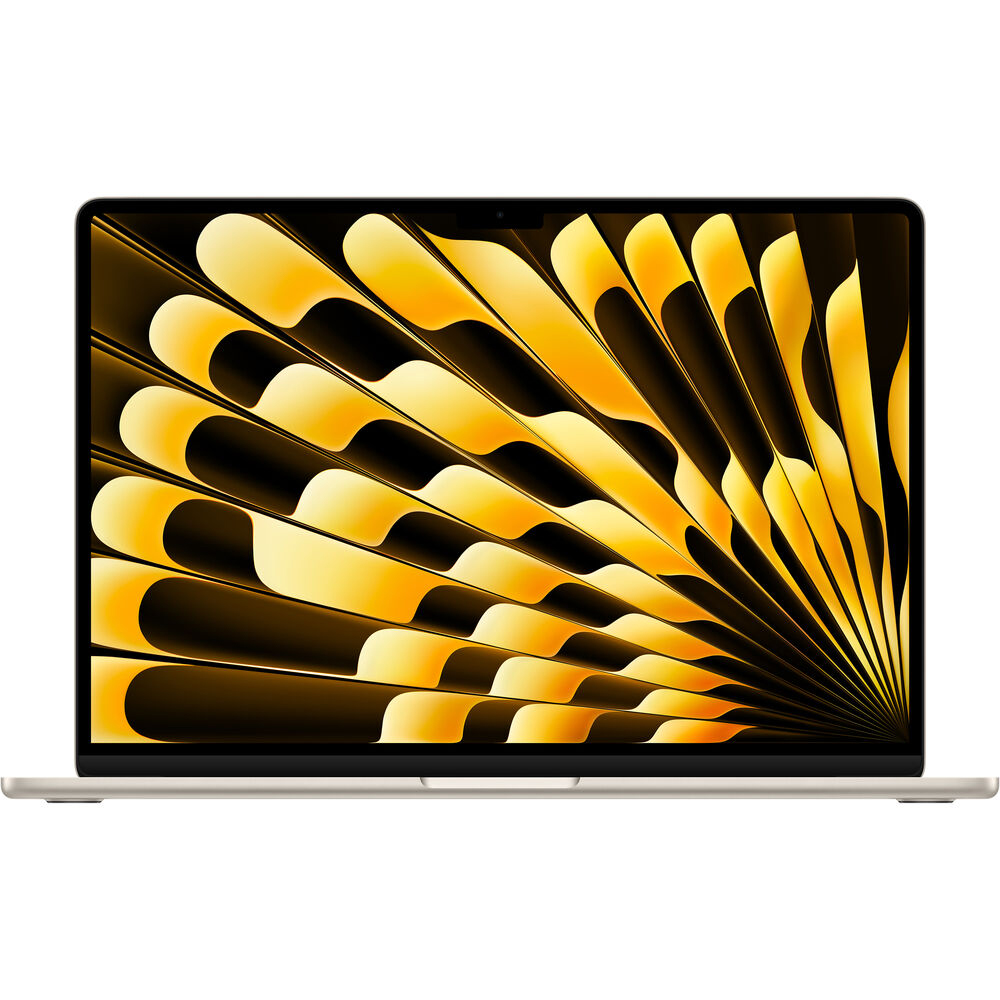 15342056265-macbook-air-2025-m4-15inch-starlight-1.jpg Apple MacBook Air 15" M5 16GB RAM/1TB SSD MDVE4LL/A (2026) - Starlight - Imagem 1