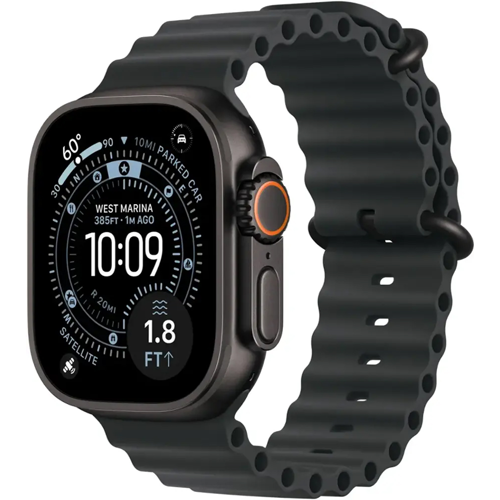15378324826-ultra-3-49mm-titanium-black-ocean-1.jpg Apple Watch Ultra 3 49 MM GPS + Celular MF0J4LW/A (2025) - Black Titanium/Black Ocean (49597) - Imagem 1