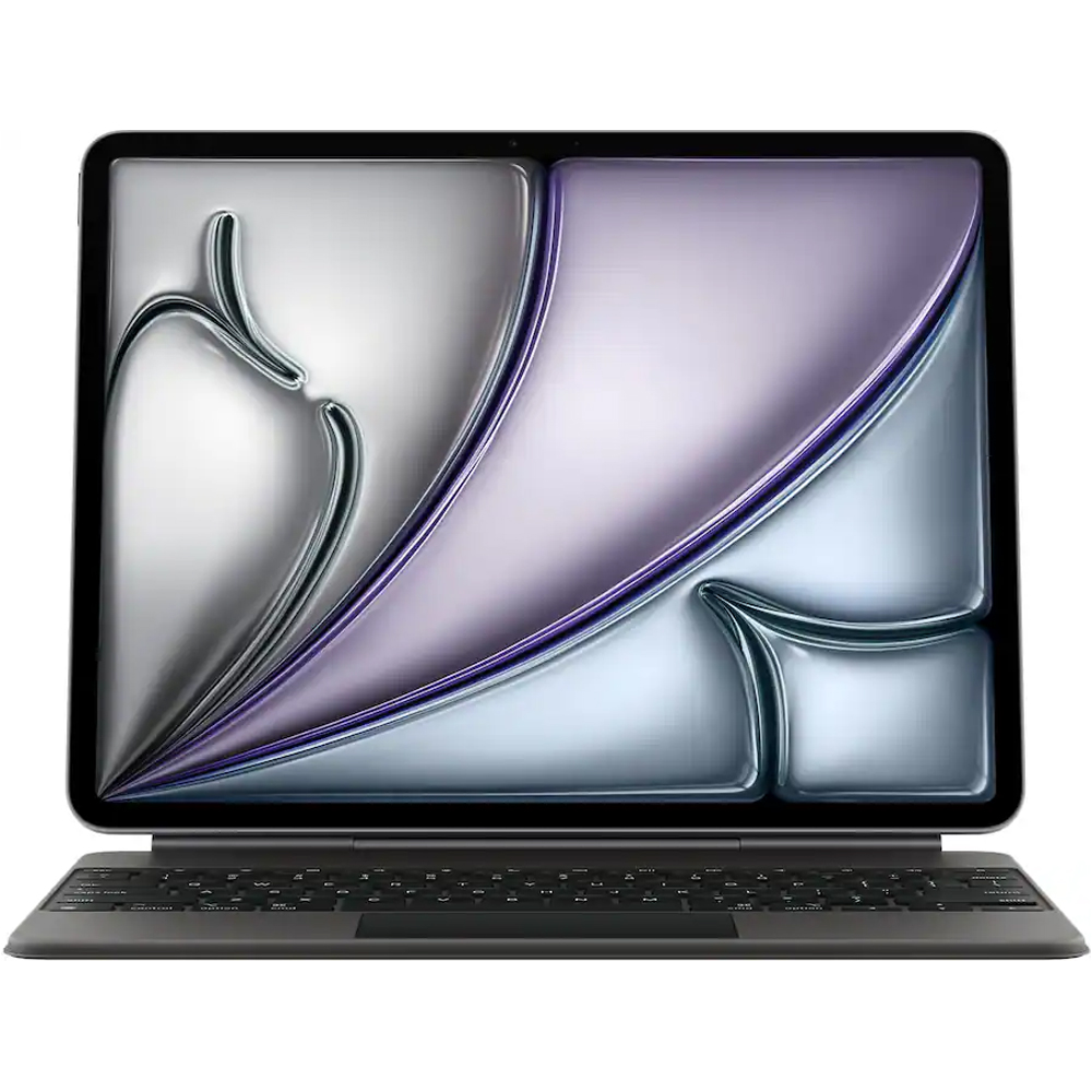 15404277555-mgyy4ll-1.jpg Apple Magic Keyboard iPad Air 13" M3 MGYY4LL/A (Ingles) - Black - Imagem 1