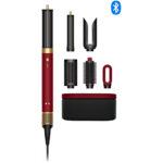 Modelador de Cabelo Dyson Airwrap Co-anda2x Straight+Wavy HS09 1700W 220~240V/50-60Hz - Red Velvet/Gold (60222)