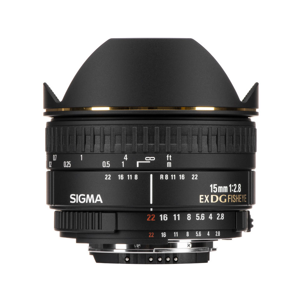 15521588621-sin-titulo-1.jpg Lente Sigma 15mm f2.8 EX DG Diagonal Fisheye Canon/Nikon (66654) - Imagem 1