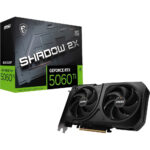 Placa de Vídeo MSI GeForce RTX 5060 Ti Shadow 2X OC Edition Plus 8 GB GDDR7