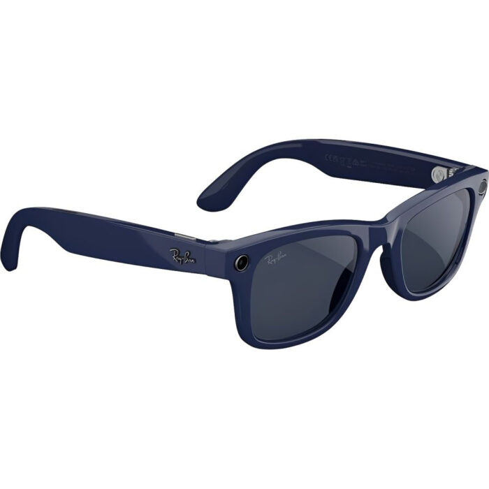 Oculos Ray Ban Meta Wayfarer Gen 2 Rw4012 Shiny Cosmic Blue/Transitions Sapphire Lenses (65077) - Imagem 2