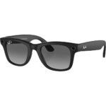 Oculos Ray Ban Meta Wayfarer Rw4006 F-Matte Black L-Polarized Gradient Graphite (64498)