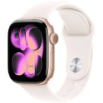 Apple Watch Series 11 42mm GPS MEU04LW/A Aluminum Rose Gold/Sport Band Light Blush S/M (54039)