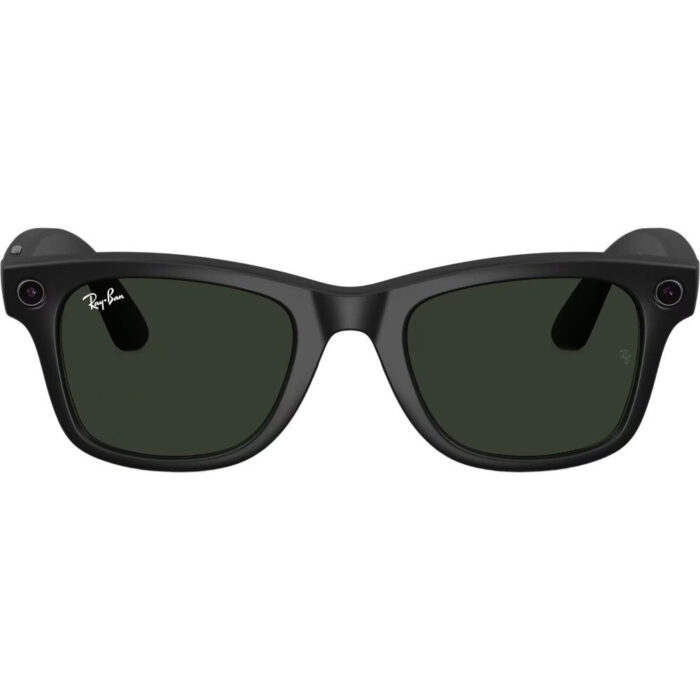 Oculos Ray Ban Meta Wayfarer RW4008 F-Matte Black L-Clear To Graphite Green (57450) - Imagem 2