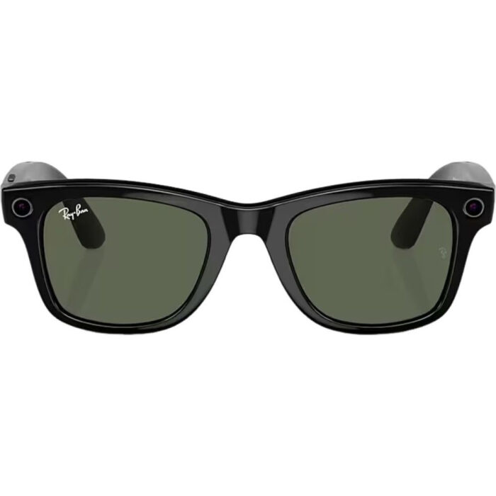 Oculos Ray Ban Meta Wayfarer GEN 2 RW4012 Standard Shine Black/G15 Green (53630) - Imagem 2