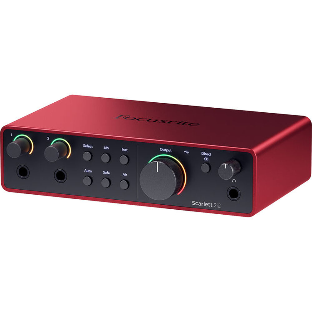 15558106152-scarlett-gen4.jpg Interface Focusrite Scarlett 2I2 GEN4 (67342) - Imagem 1