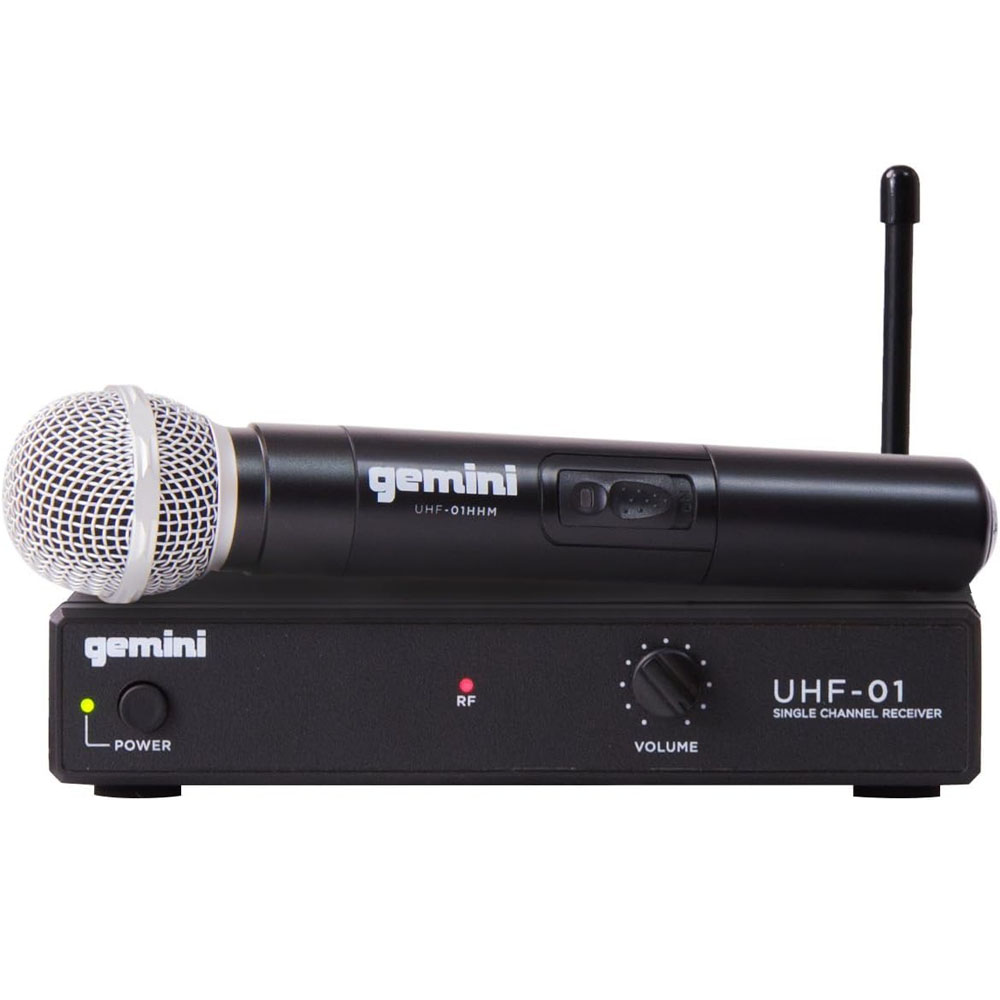 15558636046-uhf-01m.jpg Microfone Gemini UHF 01M (Mao Single) (67357) - Imagem 1