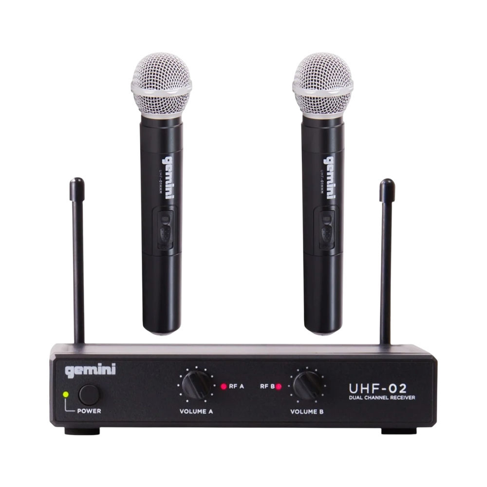 15558651141-gemini-uhf-02m.jpg Microfone Gemini UHF 02M (Mao Duplo) (67359) - Imagem 1