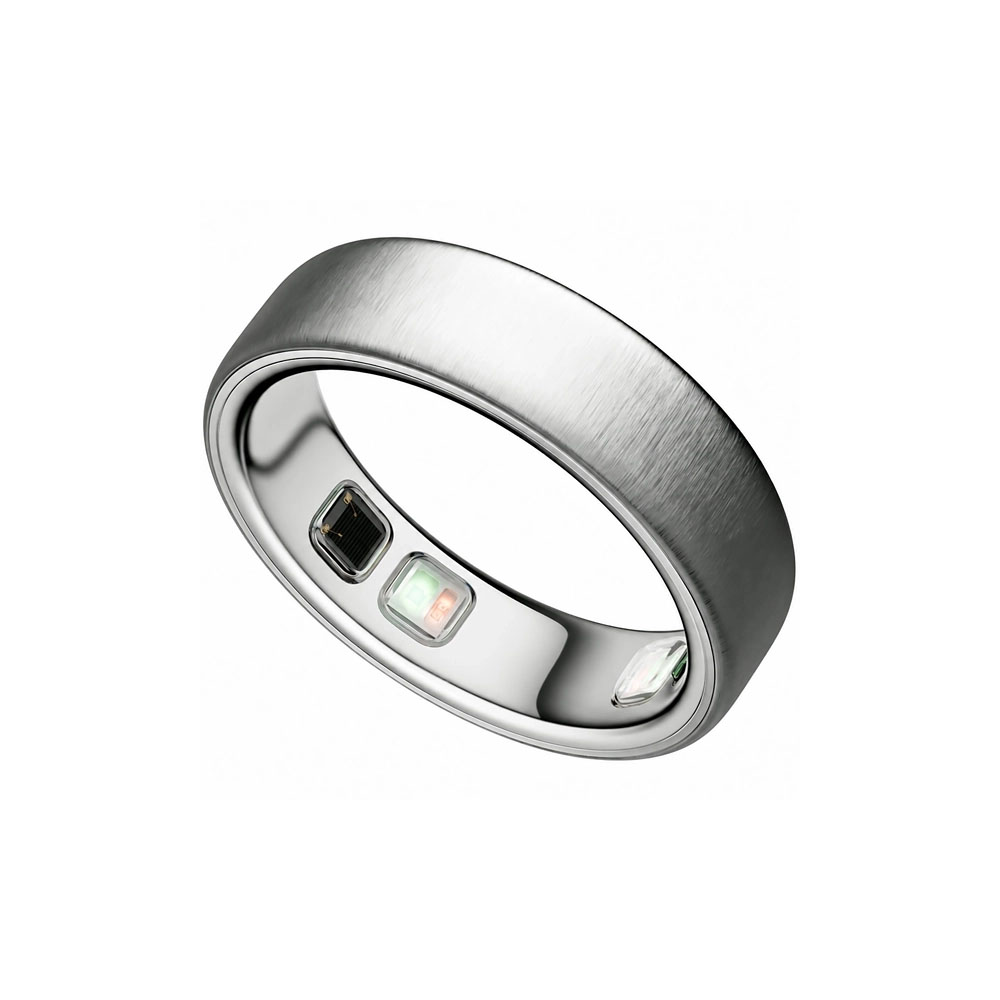 15560549899-brushed-silver-1.jpg Anel Inteligente Smart Oura Ring 5 Bluetooth Tamanho 9 - Brushed Silver (68192) - Imagem 1