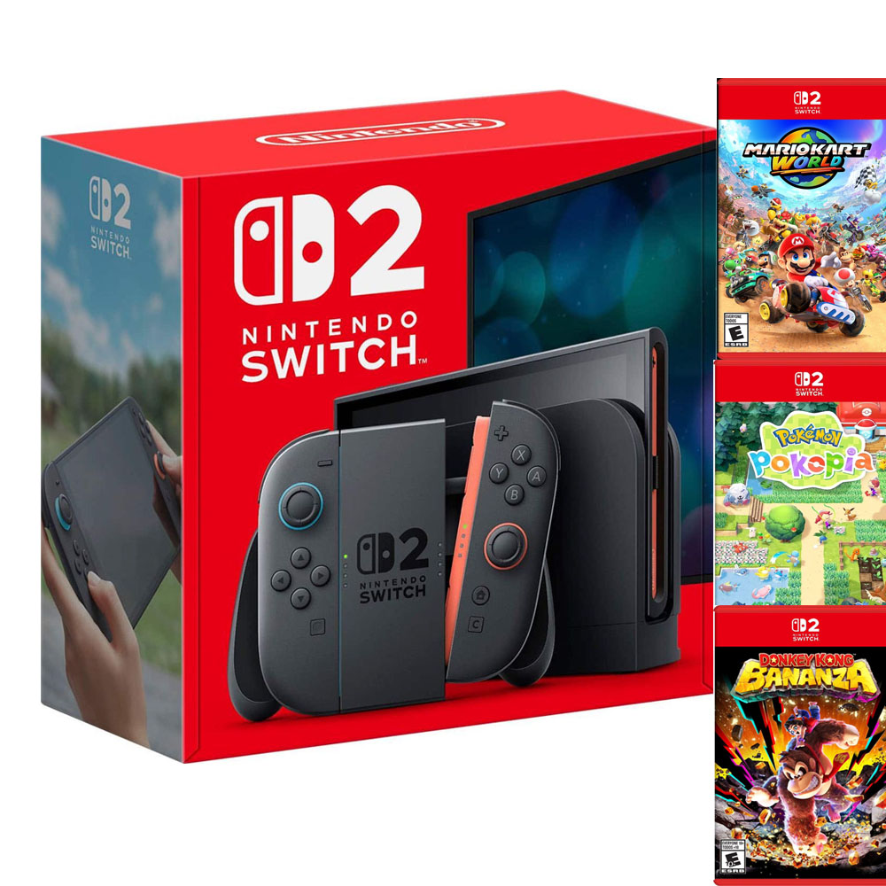 15562583018-switch-2-bundle-escolha-1-jogo.jpg Console Nintendo Switch 2 Bundle Escolha 1 Jogo, Mario Kart/ Donkey Kong/ Pokemon Pokopia (67449) - Imagem 1