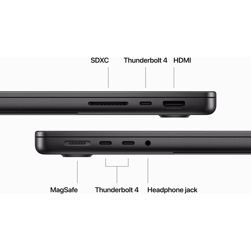 Apple MacBook Pro 14.2" M3 Pro 18GB RAM/512GB SSD (2023) - Space Black - Imagen 3