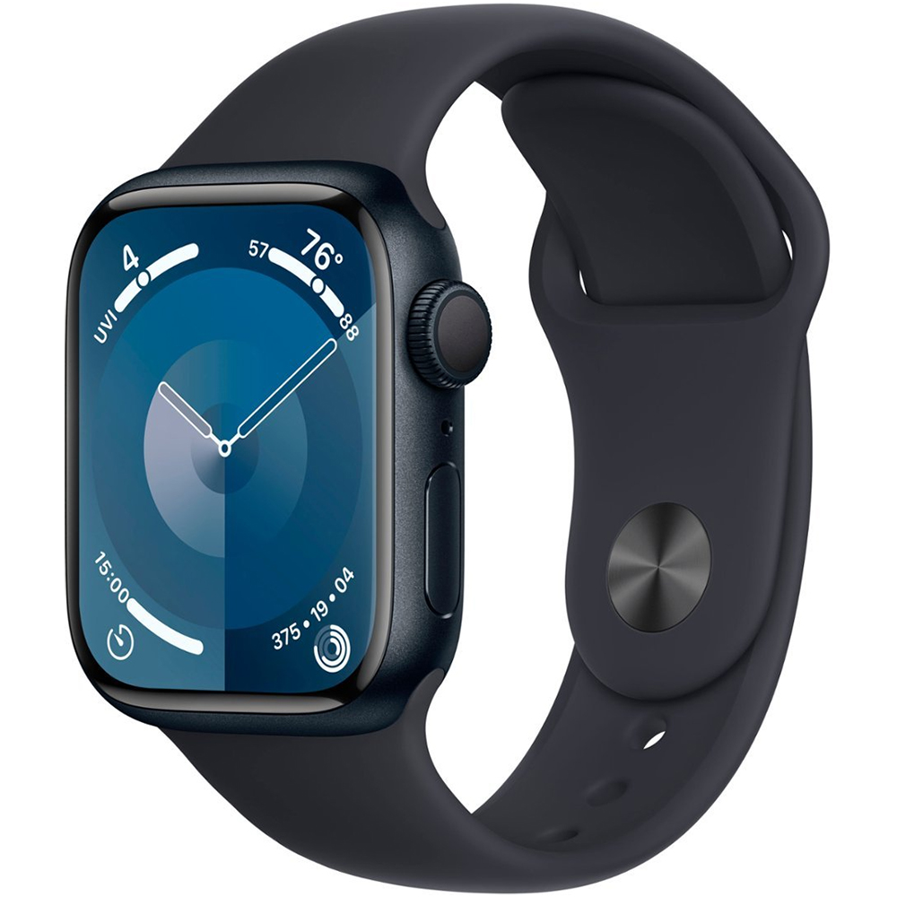 Apple Watch Series 9 41mm GPS Aluminum Midnight/Sport Band Midnight M/L - Imagen 1