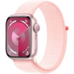 Apple Watch Series 9 41mm GPS Aluminum Pink/Sport Loop Light Pink