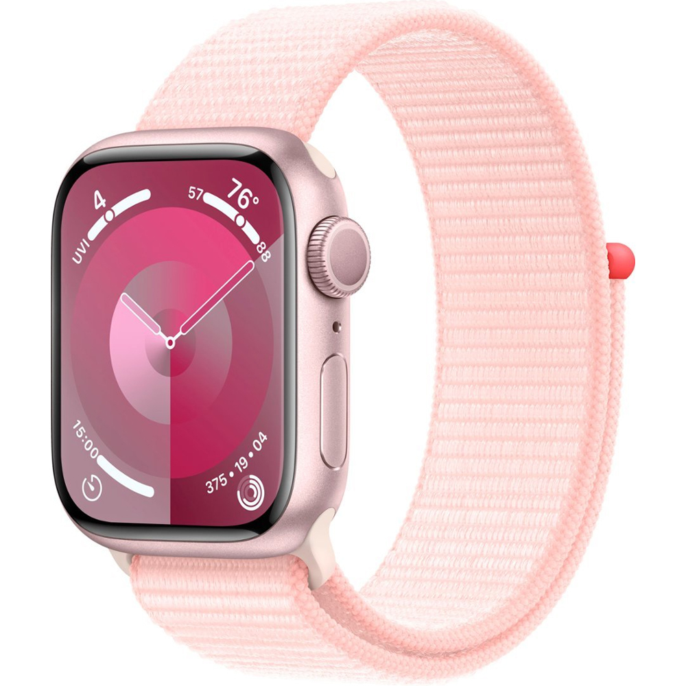 Apple Watch Series 9 41mm GPS Aluminum Pink/Sport Loop Light Pink - Imagen 1