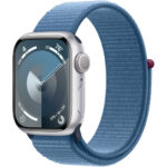 Apple Watch Series 9 41mm GPS Aluminum Silver/Sport Loop Winter Blue