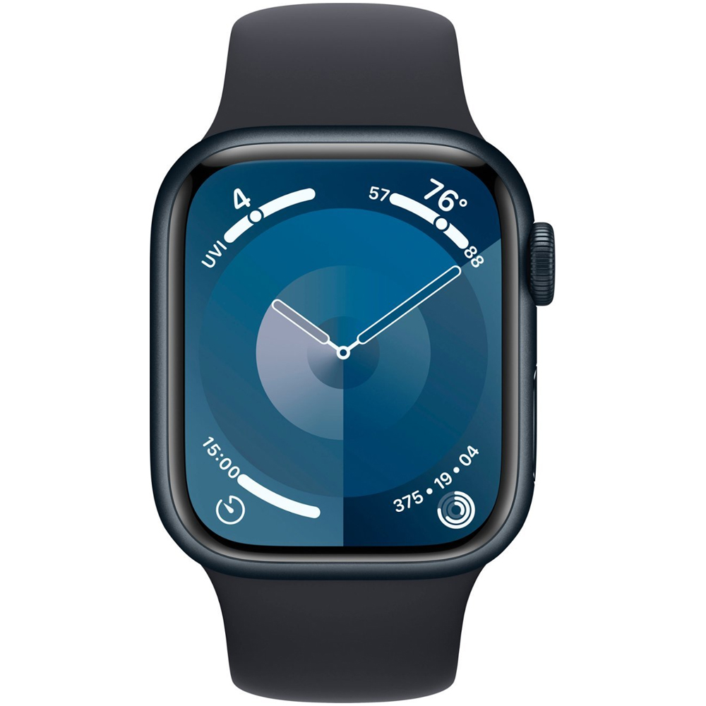 Apple Watch Series 9 45mm GPS Aluminum Midnight/Sport Band Midnight M/L - Imagen 2