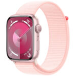Apple Watch Series 9 45mm GPS Aluminum Pink/Sport Loop Light Pink
