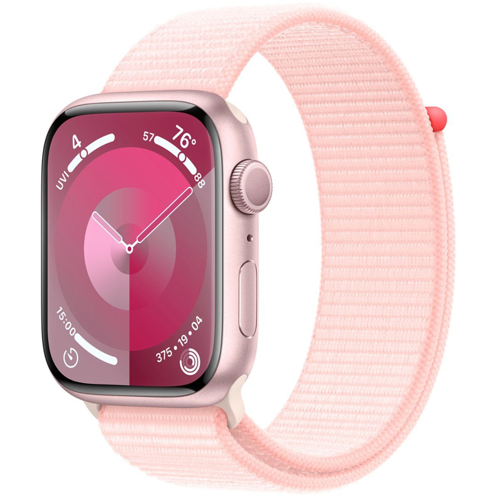 Apple Watch Series 9 45mm GPS Aluminum Pink/Sport Loop Light Pink - Imagen 1