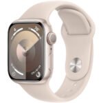 Apple Watch Series 9 41mm GPS Aluminum Starlight/Sport Band Starlight S/M