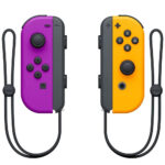 Control Inalámbrico Joy-Con L/R para Nintendo Switch - Neon Purple/Neon Orange