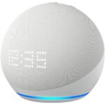 Speaker Amazon Echo Dot 5TH Generation With Clock Wi-Fi/Alexa - Glacier White